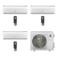 Gree 30k BTU 3-Zone Heat Pump Condenser with 9k+9k+12k Air Handler